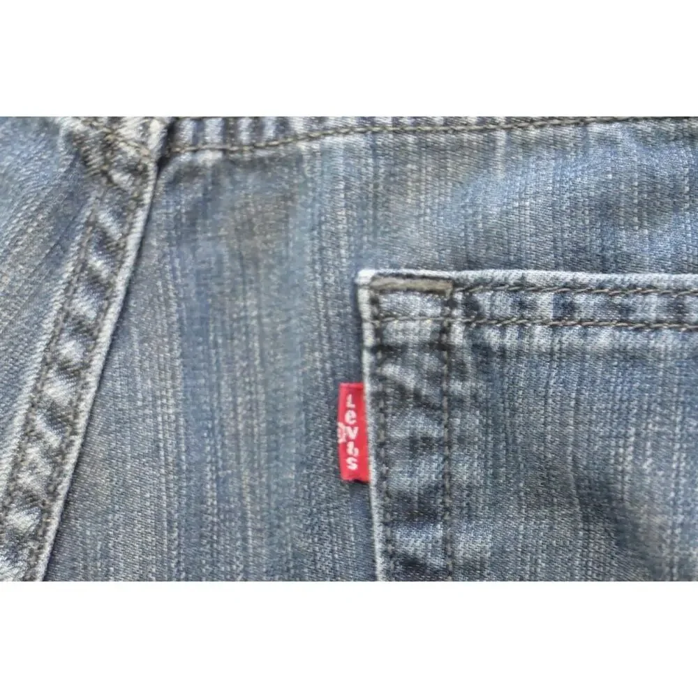 Levi's‎ 514 Straight Fit Rugged Denim Blue Jeans Mens Size 34 x 34